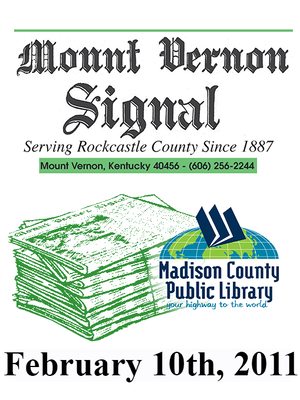 cover image of Mount Vernon Signal 02/10/2011